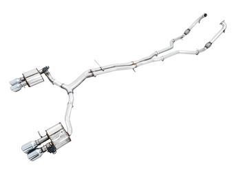 compare product AWE Tuning Audi B9 S5 Sportback SwitchPath Exhaust - Non-Resonated (Silver 102mm Tips)