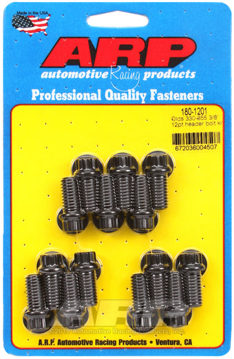 compare product ARP Olds 330-355 3/8in 12pt header bolt kit