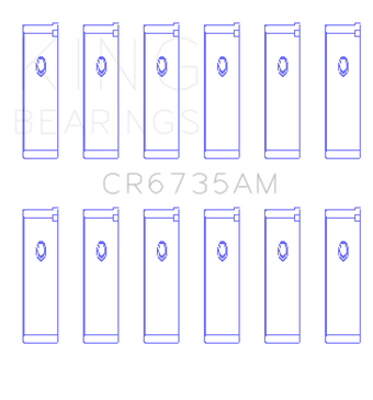 compare product King Engine Bearings Mitsubishi 6G74 3000GT/Dodge Stealth (Size 0.25) Performance Rod Bearing Set