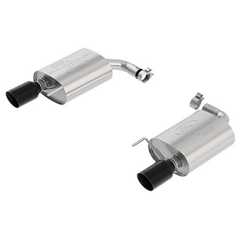 compare product Ford Racing 15-23 Mustang 2.3L Ecoboost Extreme Muffler Kit - Black Chrome Tips