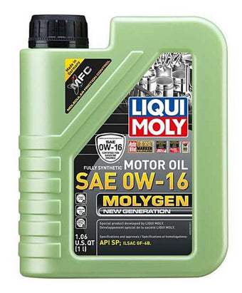 compare product LIQUI MOLY 1L Molygen New Generation Motor Oil SAE 0W16