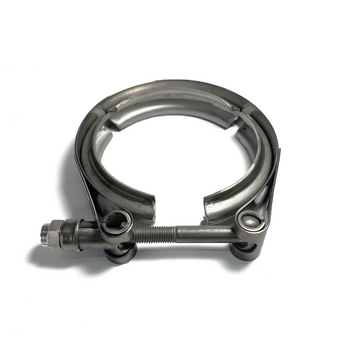compare product Ticon Industries 5in Stainless Steel V-Band Clamp for GT47-55 Undivided Housing