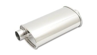 compare product Vibrant StreetPower Oval Muffler 3.50in Inlet/Outlet (Offset-Center)