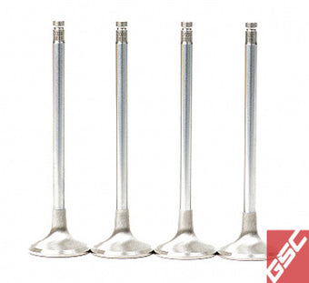 compare product GSC P-D Honda B-Series B16A/B17A/B18C Chrome Alloy Exhaust Valve 28mm Head - 6mm Stem - Set of 8