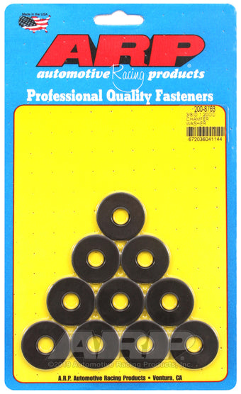 compare product ARP 3/8 ID 1.20 OD chamfer black washers