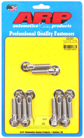 compare product ARP Buick 3.8L V-6 SS Intake Manifold Bolt Kit