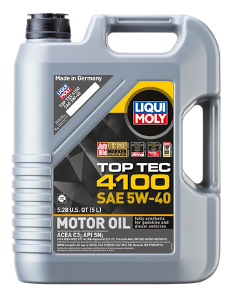 compare product LIQUI MOLY 5L Top Tec 4100 Motor Oil SAE 5W40