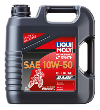 compare product LIQUI MOLY 4L Motorbike 4T Synth SAE 10W50 Offroad Race