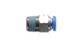 compare product Vibrant Male Straight Fitting for 1/4in OD Tubing (3/8in NPT Thread)