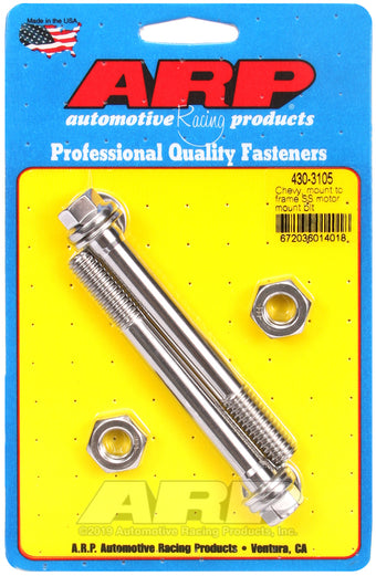 compare product ARP Chevy Mount to Frame SS Motor Mount Bolt Kit