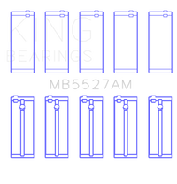 King Engine Bearings Toyota 4A-Fe/5A-Fe/7A-Fe (Size +1.0mm) Main Bearing Set
