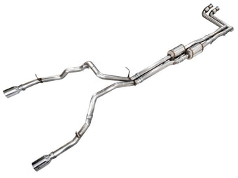 compare product AWE Tuning 25+ RAM 1500 3.0TT 0FG Cat-Back Touring Exhaust - Chrome Silver Tips