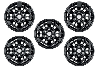 compare product Ford Racing 21-24 Bronco 17in x 8.5in Matte Black Wheel Kit