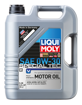 compare product LIQUI MOLY 5L Special Tec V Motor Oil SAE 0W30