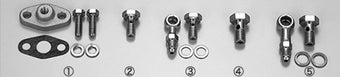 compare product HKS OIL INLET PARTS KIT GT 2 TURBINE