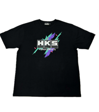 compare product HKS T-SHIRT SUPER RACING v2 BLACK XXL