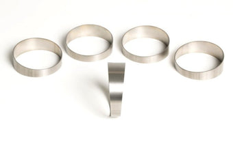 compare product Ticon Industries 2.75in 45 Degree 1.14D/3.135in CLR Tight Radius 1mm Wall Titanium Pie Cuts - 5pk
