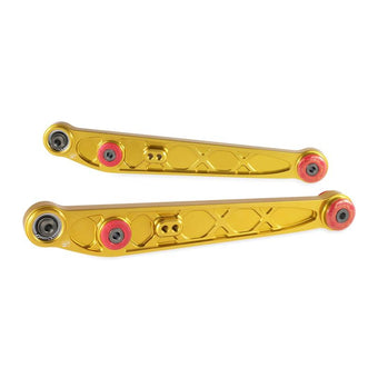 compare product Skunk2 Honda/Acura EK Alpha Series Rear Lower Control Arm Set - Gold