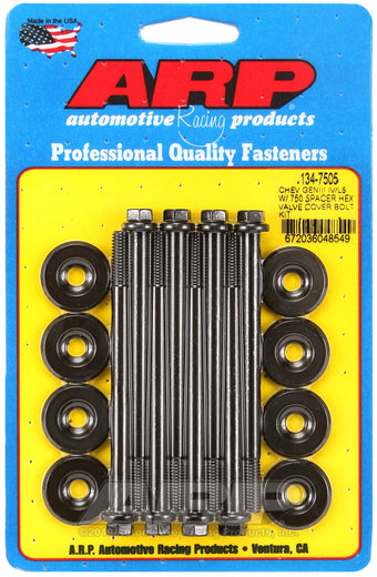 compare product ARP Small Block Chevy GENIII/IV LS Series .750 Spacer Hex Valve Cover Bolt Kit - Black