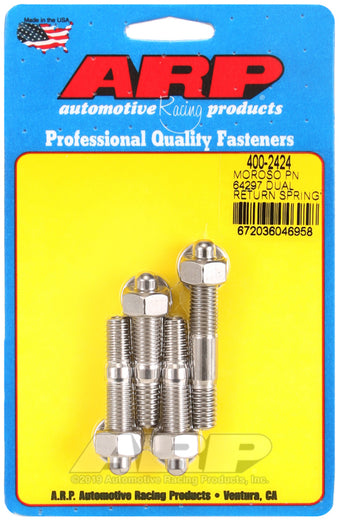 compare product ARP Moroso 64927 Dual Return Spring no Spacer Plate SS Carb Stud Kit