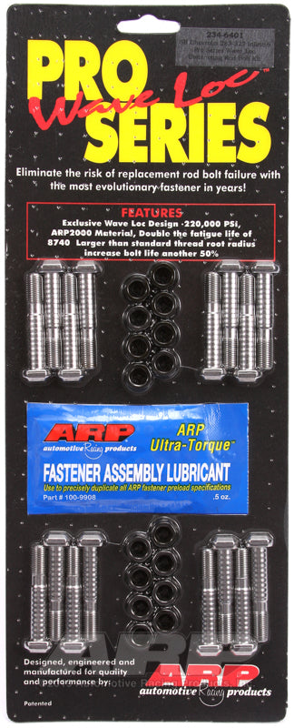 compare product ARP SB Chevy 283-327 & Inline 6 wave-loc rod bolt kit