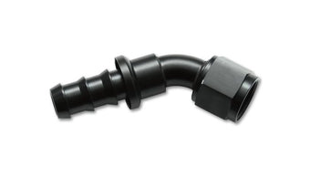 compare product Vibrant Push-On 30 Degree Hose End Elbow Fitting Size -4AN