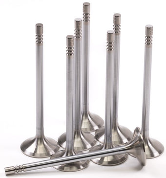 compare product GSC P-D Ford Mustang 5.0L Coyote Gen 3 33mm Head (+1mm) Super Alloy Exhaust Valve - Set of 8