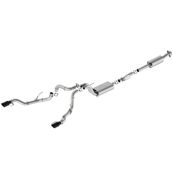compare product Ford Racing 21-24 F-150 Sport Bumper Exit Exhaust - Black Tips