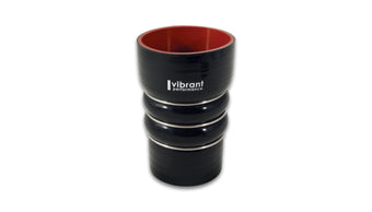 compare product Vibrant Silicone Coupling 4 Ply Aramid CAC Transition Hose 4in x 3.5in Inlet/Outlet - Black
