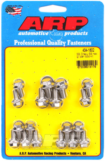 compare product ARP SB Chevy SS Hex Oil Pan Bolt Kit