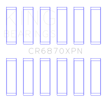 compare product King Engine Bearings 09-15 Nissan GT-R VR38DETT (Size STD) Performance Rod Bearing Set