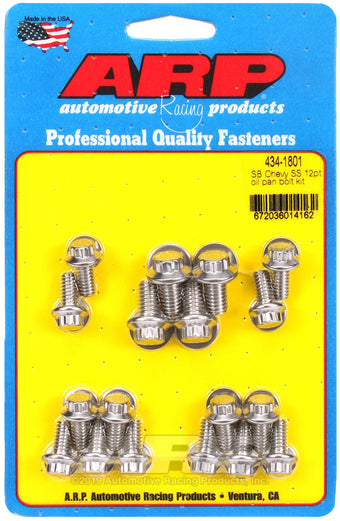compare product ARP SB Chevy SS 12pt Oil Pan Bolt Kit