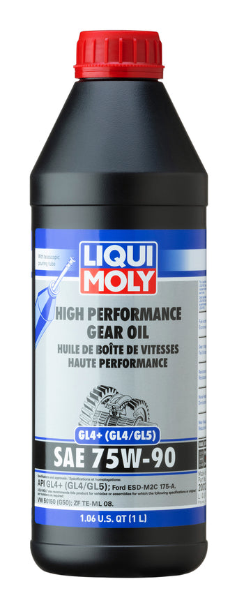 compare product LIQUI MOLY 1L High Performance Gear Oil (GL4+) SAE 75W90