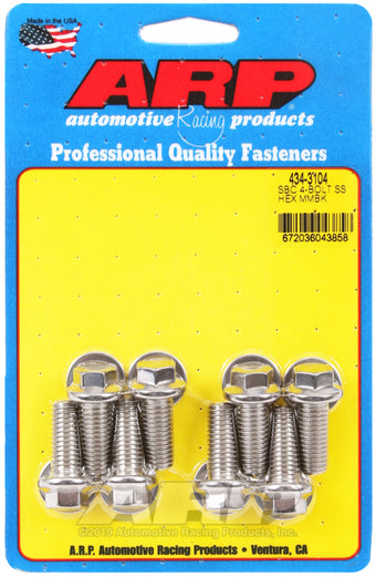 compare product ARP SB Chevy 4-Bolt SS Hex Motor Mount Bolt Kit