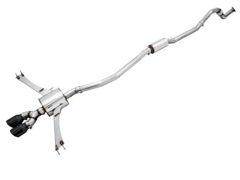 compare product AWE Tuning 2016+ Honda Civic Si Touring Edition Exhaust w/Front Pipe & Dual Diamond Black Tips