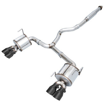 compare product AWE Tuning Subaru STI VA / WRX GV / STI GV Sedan Touring Edition Exhaust - Diamond Black Tip (102mm)