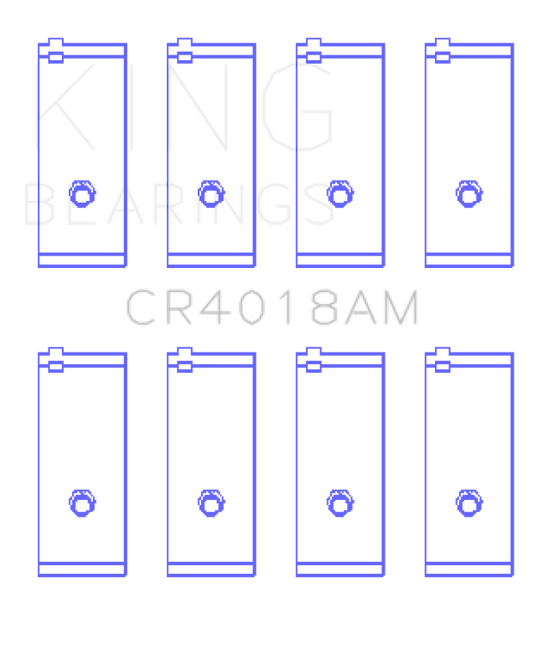 King Engine Bearings Toyota 1S/4S/2Selc/3Sfe/3Sgelc (Size +0.25mm) Connecting Rod Bearing Set