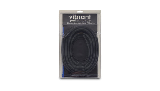 Vibrant Silicon vac Hose Pit Kit Blk 5ft- 1/8in 10ft- 5/32in 4ft- 3/16in 4ft- 1/4in 2ft-3/8in