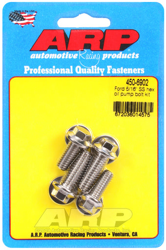 compare product ARP Ford SS 5/16in hex oil pump bolt kit