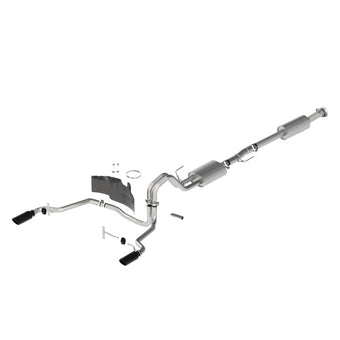 compare product Ford Racing 21-24 F-150 Sport Rear Exit Exhaust - Black Tips