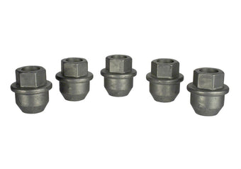 compare product Ford Racing 05-14 Mustang 1/2in -20 Thread Cone Seat Open Lug Nut Kit (5 Lug Nuts)
