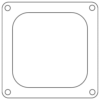 compare product Cometic Holley 4500 Dominator .047in Fiber Carburetor Gasket - 4.775in x 4.775in - Open Plenum