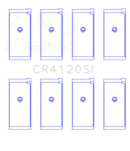 King Engine Bearings Mitsubishi 4G63/64 DOHC (Size +0.5) Rod Bearing Set