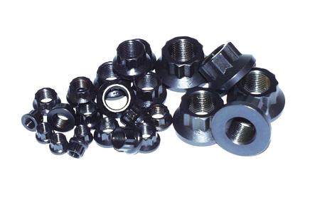 ARP 9/16-12in 12pt Black Nut Kit