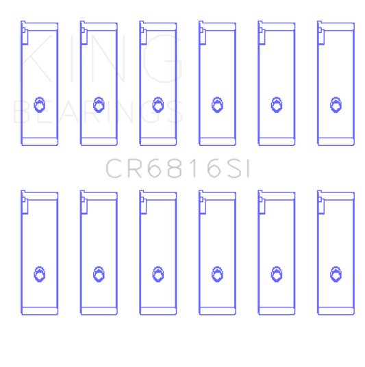 King Engine Bearings Suzuki H20A/H25A/H27A (Size +0.75mm) Connecting Rod Bearing Set