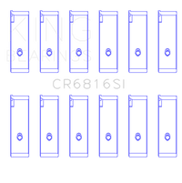 King Engine Bearings Suzuki H20A/H25A/H27A (Size +0.50mm) Connecting Rod Bearing Set
