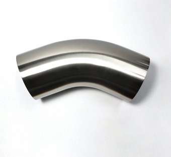compare product Stainless Bros 1.88in Diameter 1D / 1.88in CLR 16GA 45 Degree Mandrel Bend w/ Leg