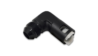compare product Vibrant 90 Degree Aluminum AN to Female Quick Connect -8AN - 0.375in Hose Size