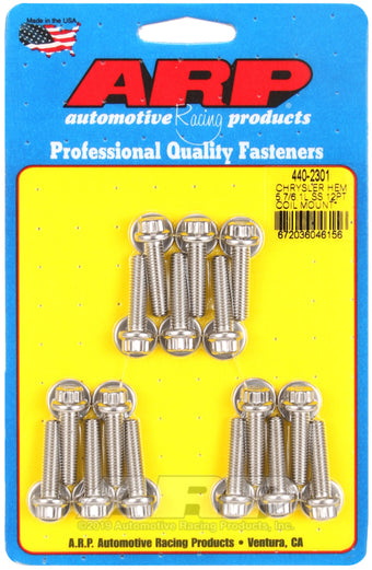 compare product ARP Chrysler Hemi 5.7/6.1L SS 12pt Coil Mount Bolt Kit