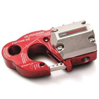 compare product Ford Racing Factor 55 UltraHook w/Rope Guard - Red